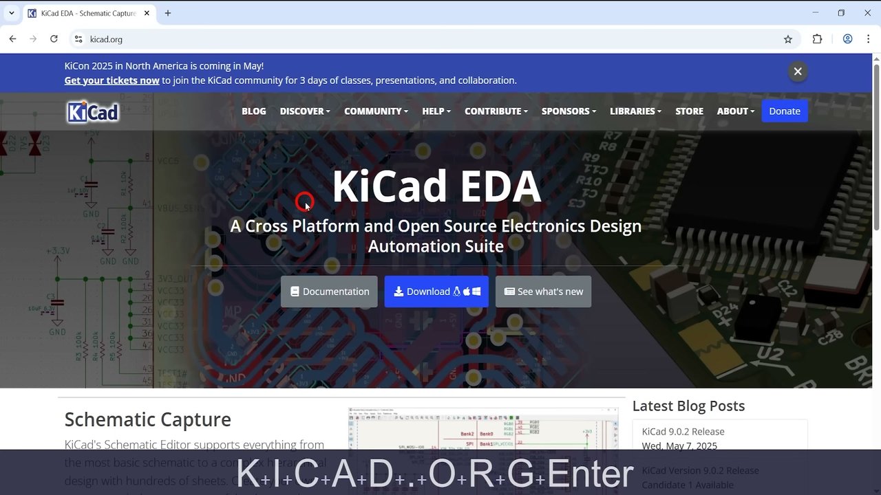 kicad.org 다운로드 페이지